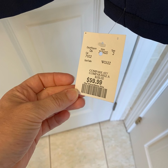 Blue spring/fall jacket with hood - Picture 4 of 6